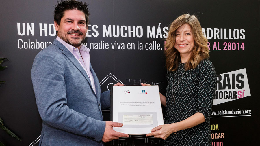 Donación de la recaudación de los conciertos de la Fundación Canal a RAIS Fundación
