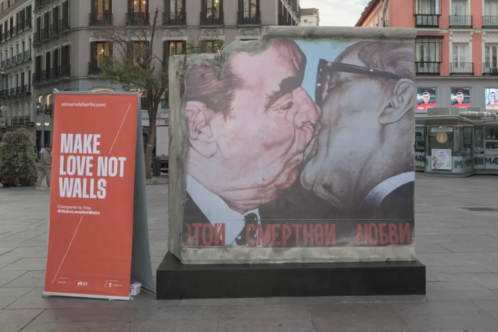 Recreación de El Muro de Berlín