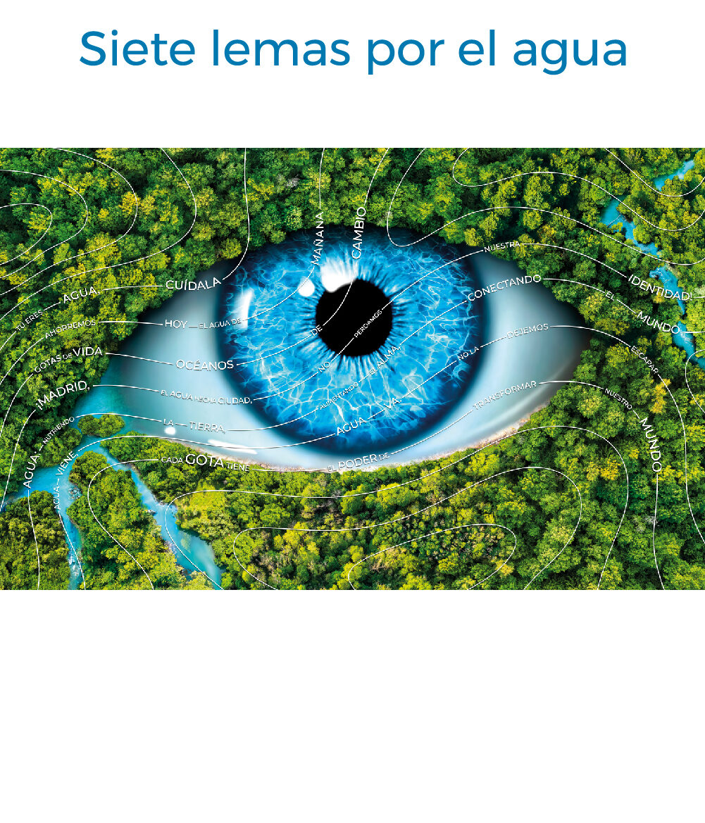 Intervención artística "Siete lemas por el agua"